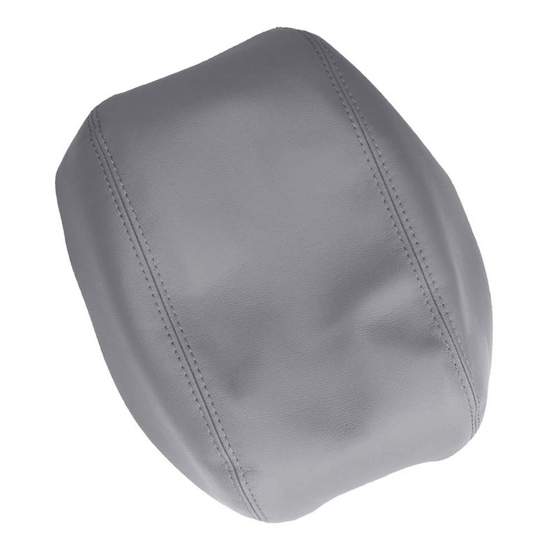 DSkoiph Armrest Center Console Lid Leather Cover Fit for 2007-2011 Toyota Camry Gray (Without Lid) - Image 2